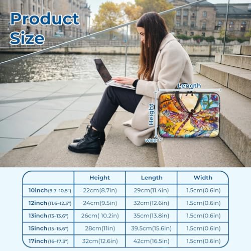 Funda para laptop impermeable con asa para laptops 15 pulgadas miniatura 4