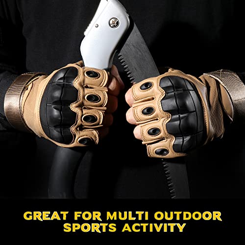 Image of WTACTFUL Tactical Fingerless Gloves Men Women, Breathable Anti-Slip