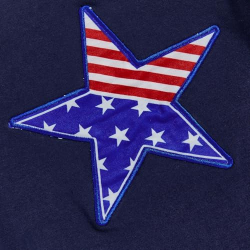 Image of Kayotuas Fourth Of July Toddler Boy Outfit Baby American Flag Clothes Patriotic Shirt Striped Gingham Shorts 2Pcs Summer Sets