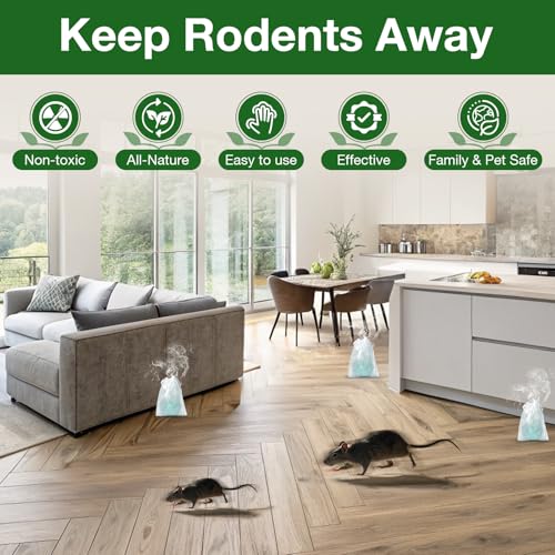 mouse rodent repellent 25 pack peppermint oil mouse repellent balls for rats mice deterrent natural mouse traps for indoor outdoor use keep rodents away from garden and home family amp pet safe 03