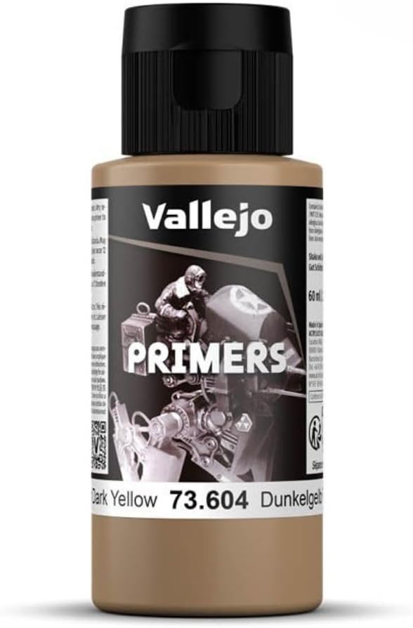 Vallejo Model Color 60 ml Polyurethane Primer - German Dark Yellow