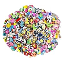 CXPHT 35,50,100 Pcs Random PVC Shoe Charms,Garden Shoes Cute Shoe Charms Decoration with Different Designs Shape for Girls,Boys and Adult Party Gift(35)
