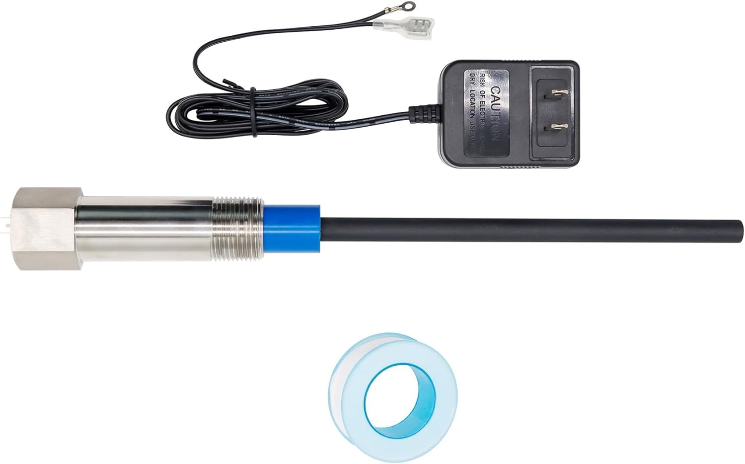 Powered Anode Rod for Water Heater (40-89 Gallon Tank), Electric Anode Rod Made of Titanium, Anti-rust, Anti-Corrosion, Reduce Scale,Water Heater Anode Rod Powered Anode Rod