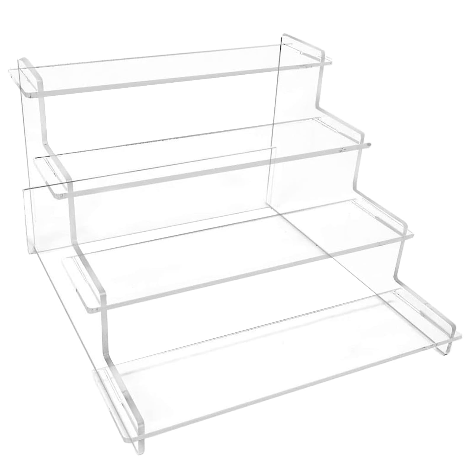 Lerpwige Clear Acrylic Risers Display Stand for or Collections 4 Tiered Dessert Organizer Cupcake Jewelry