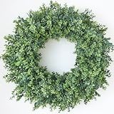 FOTEEWL 32 Inch Boxwood Wreath