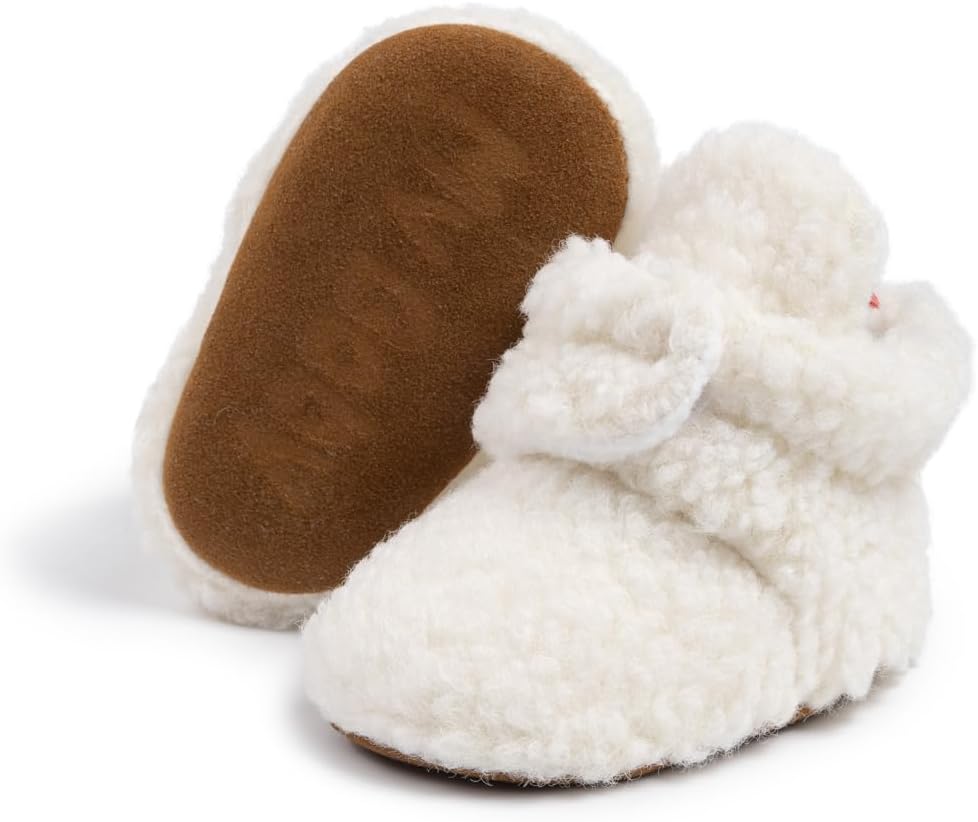 Meckior Newborn Infant Baby Girls Boys Warm Fleece Winter Booties First Walkers Slippers Shoes Meckior Newborn Infant Baby Girls Boys Warm Fleece Winter Booties First Walkers Slippers Shoes