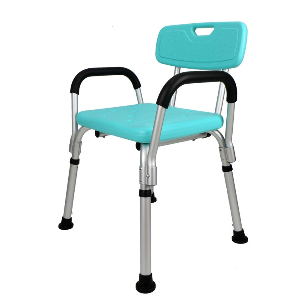 Desventaja Asientos de Ducha Altura Ajustable Taburete De Baño Bañera Ducha Elevador Silla con Respaldo Apoyabrazos Patas de Aluminio duraderas para Ancianos y discapacitados