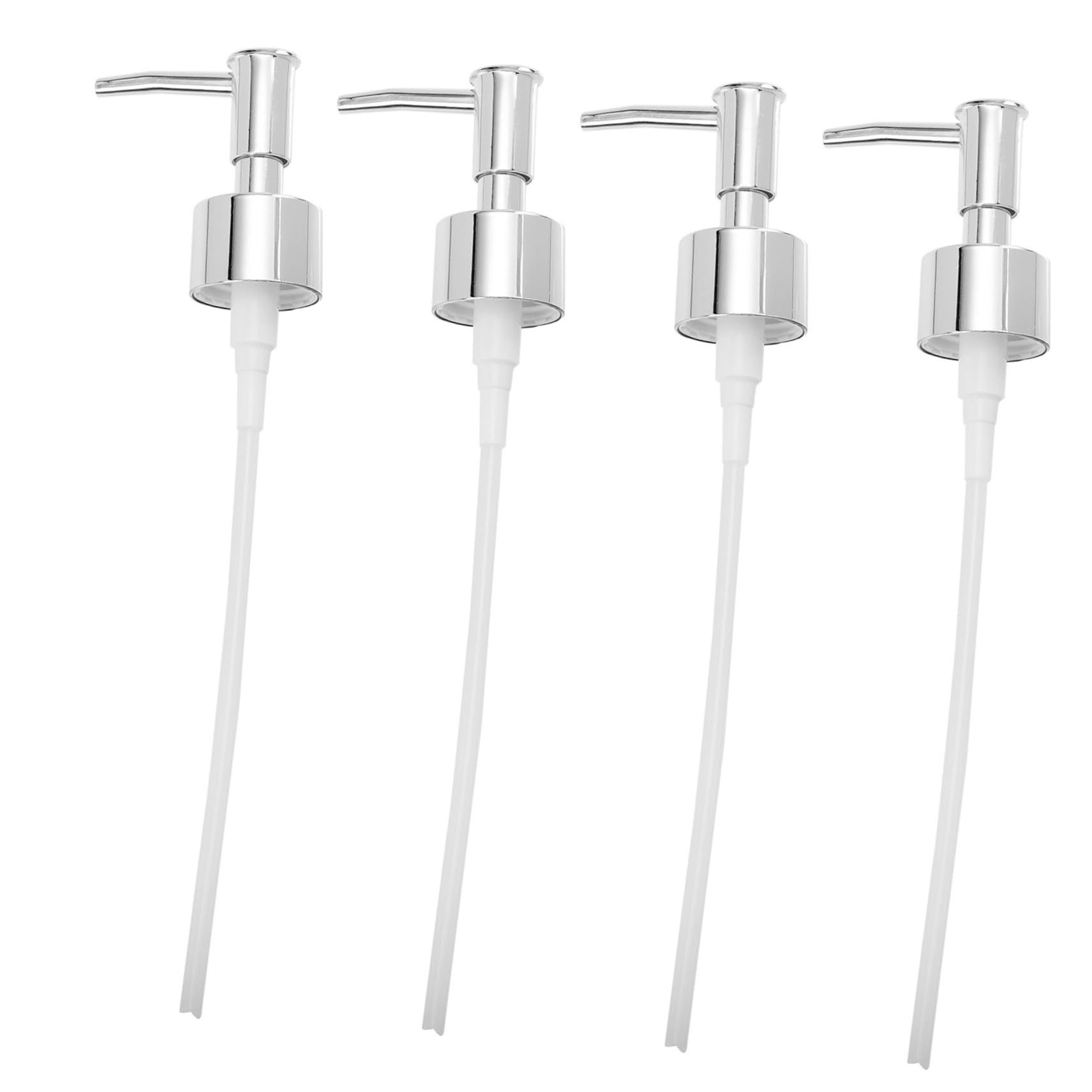 SOLUSTRE Abs Lotion Bottle Foam Pump Nozzles 8pcs Shampoo Pump Replacement Heads for Travel Shower Gel Bottles