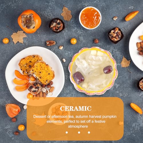 Tarro de galletas de cerámica multiusos contenedor de dulces para Halloween 5