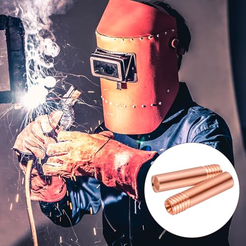 Image of Honoson 45 Pack Welding Contact Tips .035 inch MIG Guns 11-35 (0.035 inch) Welding Tips 000068 Replacement Accessories Compatible with Millermatic M-10 /Hobart H-9 /10-9 /10 Welder