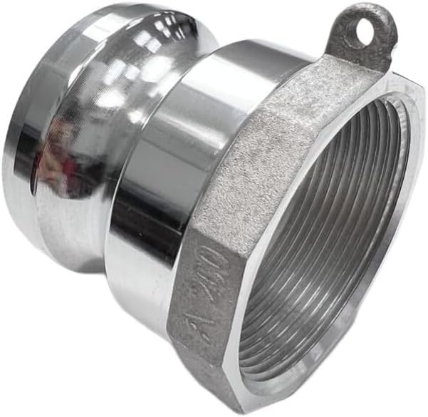 Aluminum Type A Cam and Groove Couplings / 1-Inch Quick Connect & Disconnect Fittings/Hose Camlock Fittings-1" Male Camlock Adapter x 1" Female NPT Thread (1")