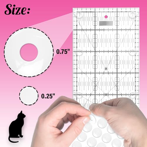 Quilt Template NonSlip Pads Complete Set Of 48