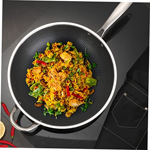 Wok de Acero Inoxidable Zerodeko con Diseño Antiadherente miniatura 3
