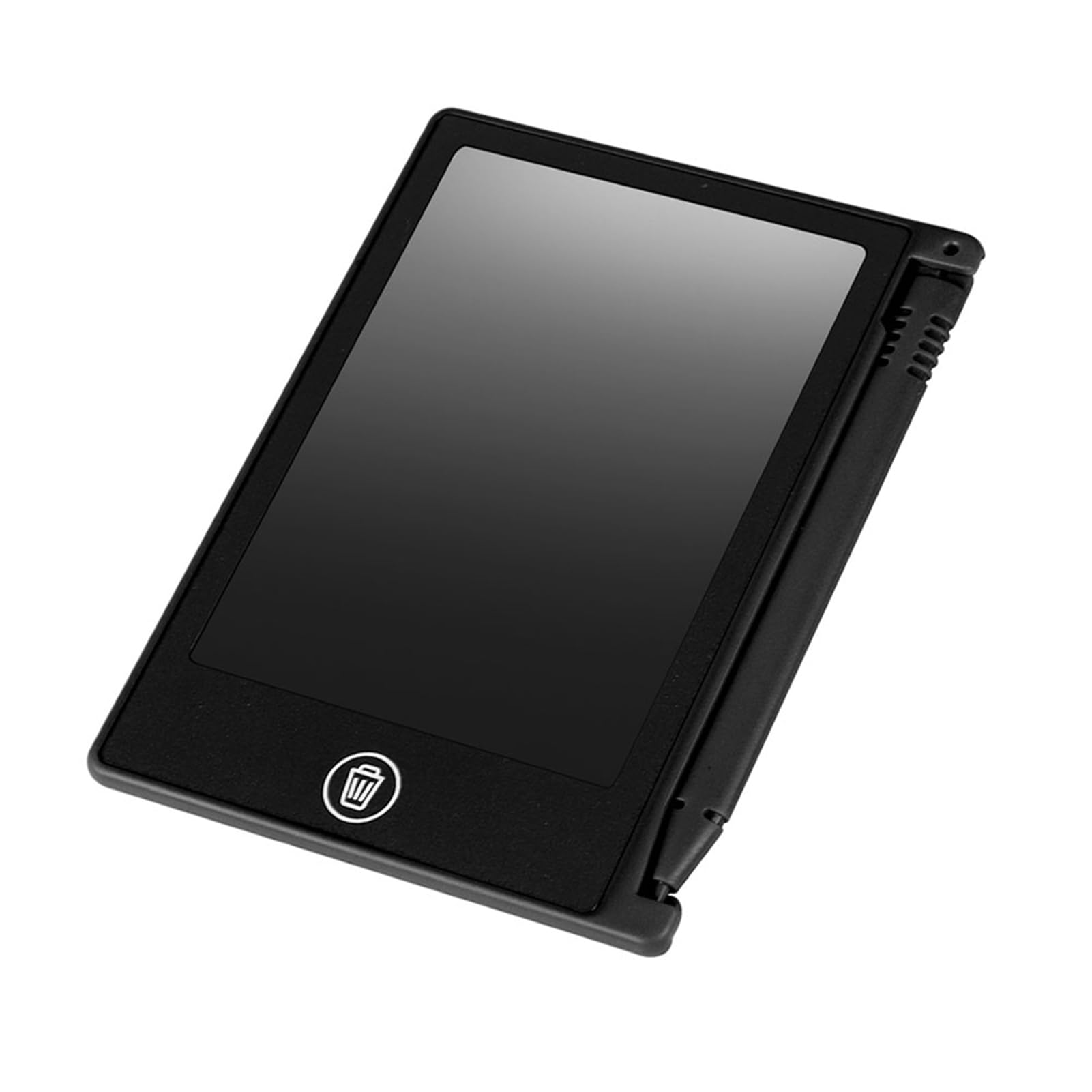 Brrnoo 4.5 Inch LCD Writing Tablet for Kids, Reusable Drawing Board with Stylus Pen, Portable Doodle Board for Calligraphy Practice & Memo Notes, Erasable Note Pad & Clipboard (Black) — view 7