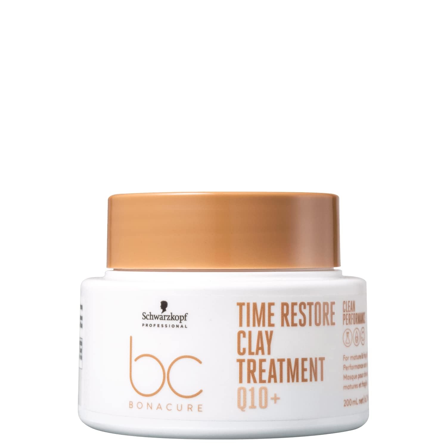 Schwarzkopf Professional BC Bonacure Q10+ Time Restore Clay Treatment, 200 ml