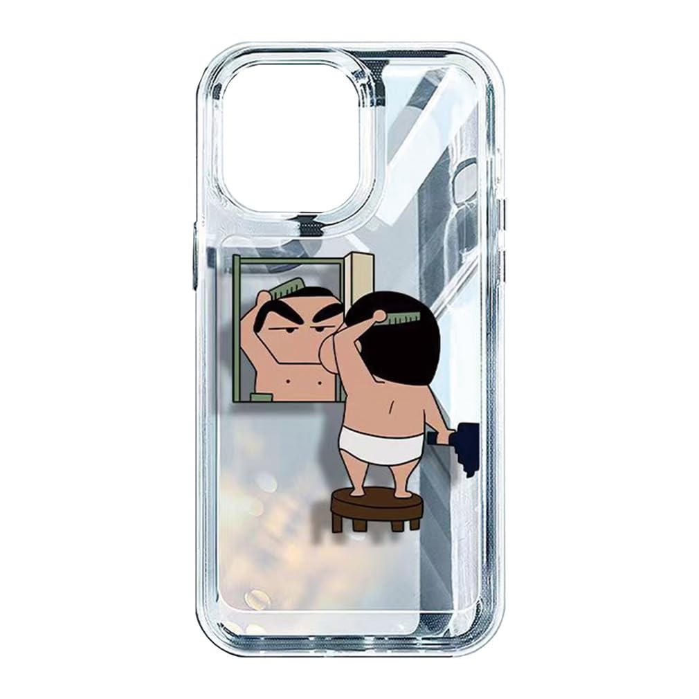 Amazon.co.jp: クレヨンしんちゃん iPhone17 Pro 用 ケース クレヨン