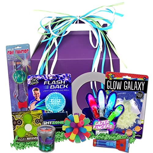 Beyond Bookmarks Radiate - Glow in The Dark Gift Basket for Kids