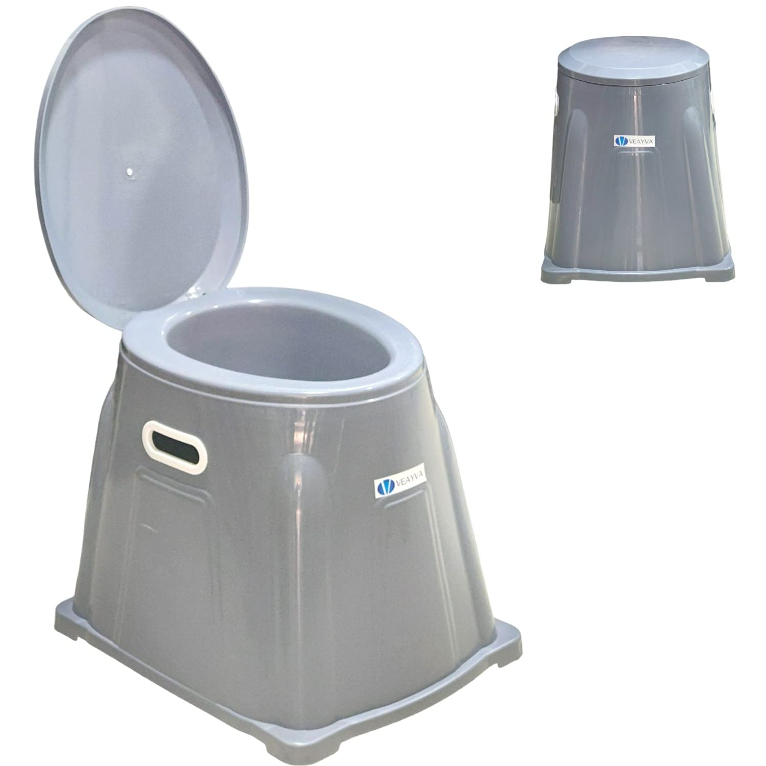 Veayva Portable Indian Toilet to Western Conversion Kit - Grey Western-style toilet, Plastic (B0C81T3376) Amazon Price History, Amazon Price Tracker