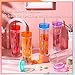 Hoolerry 30 Pcs Acrylic Skinny Tumblers, 16 oz Double Wall PS Tumblers with Lids and Straws, Bulk for Drink Party Birthday Gifts, Multicolor