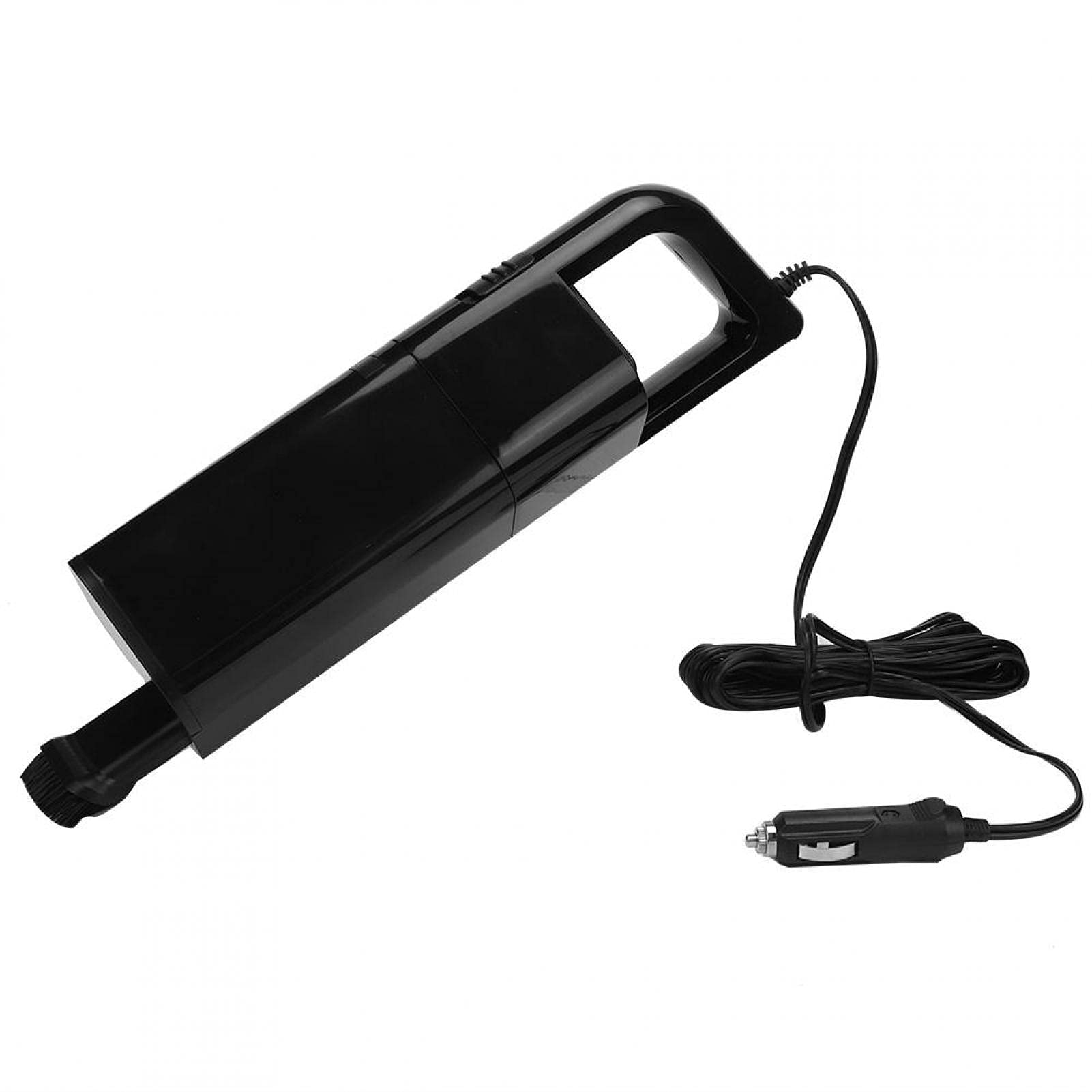 Odkurzacz samochodowy, Odkurzacz samochodowy, Przenośny ABS o dużej mocy 12V 120W 4000PA Odkurzacz samochodowy na mokro i na sucho Samochodowy odkurzacz ręczny(Black)