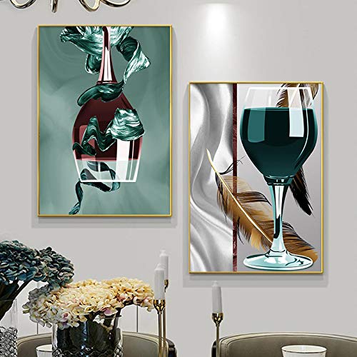 Peinture sur toile cuisine moderne pour raviver un mur vide sans cadre