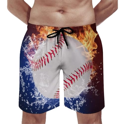 Short de bain homme baseball maillot de bain séchage rapide de plage