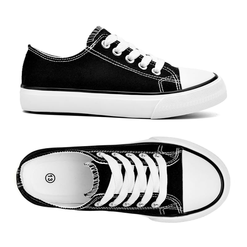 Toddler Canvas Sneakers, Non-Slip & Durable Sports Shoes for Boys & Girls, Cushioned, Breathable Kids Sneakers3