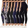 YOLIX-7-Pack-High-Waisted-Leggings-for-Women-Black-Soft-Workout-Athletic-Yoga-Leggings YOLIX 7 Pack High Waisted Leggings for Women, Black Soft Workout Athletic Yoga Leggings