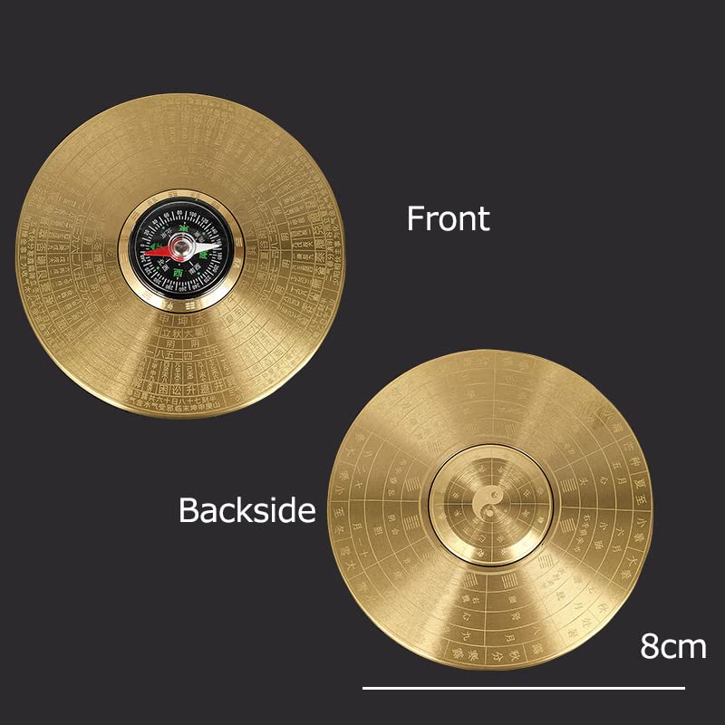 Brújula Feng Shui Multiuso de Aleación de Cobre miniatura 2