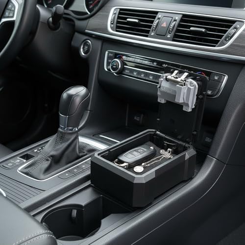 Boîtier de sécurité pour voiture avec coffret à clé robuste et hermétique - 4