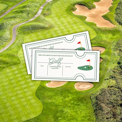 One Round Golf Certificate 5pk