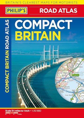 Philip's Compact Britain Road Atlas: Flexi A5