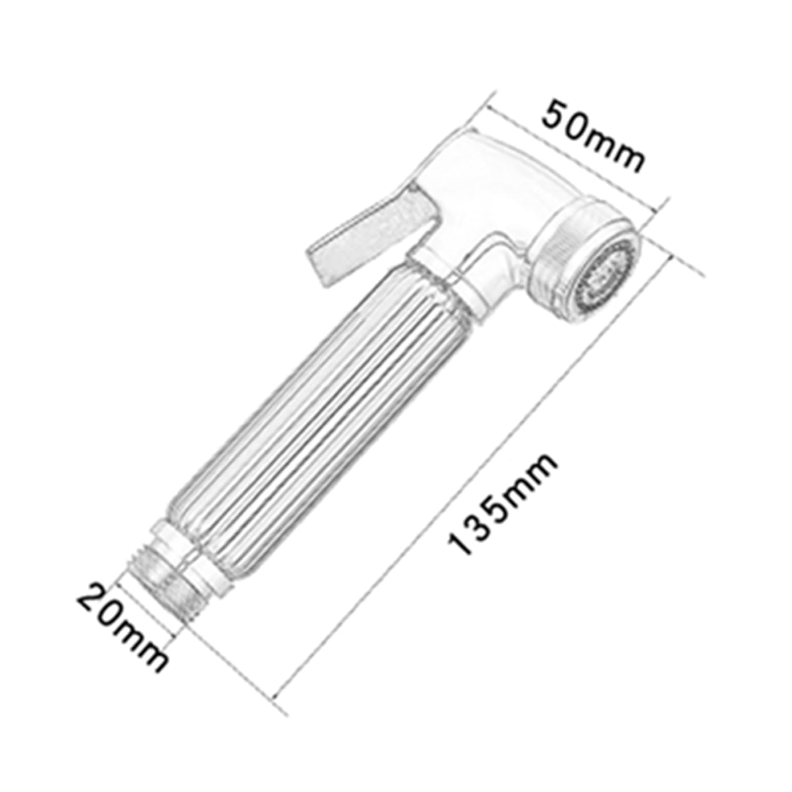 Soffione doccia bidet in acciaio inox G1/2, spray per l'igiene intima per la pulizia del bagno, doccetta per bidet portatile oro rosa per la cura personale e l'igiene