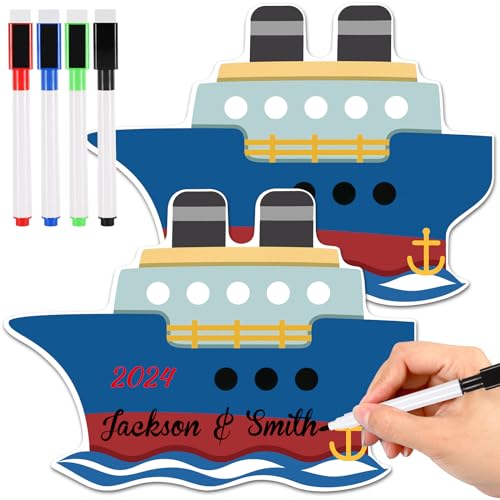 Xuhal 2 imanes decorativos para puertas de crucero miniatura 1