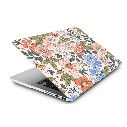 Coque MacBook Air 13 évitez les rayures sur votre ordinateur M1 A2337 étui rigide fleurs