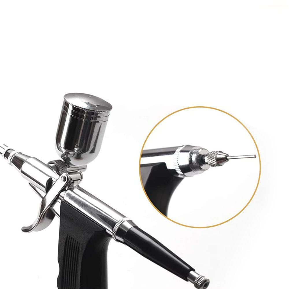 Aérographe double action déclencheur aérographe kit art aérographe pour modélisme peinture hobby ongles tatouage maquillage décoration de gâteau