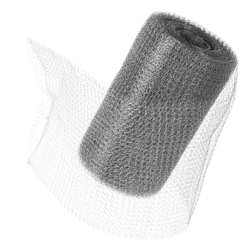 NUOBESTY Rouleau de Grillage en Maille D'acier Inoxydable 127 Mm X 10 M, Treillis Métallique Tissé pour Comblement des Trous, Protection Jardin Extérieure et Intérieure, Maille Fine