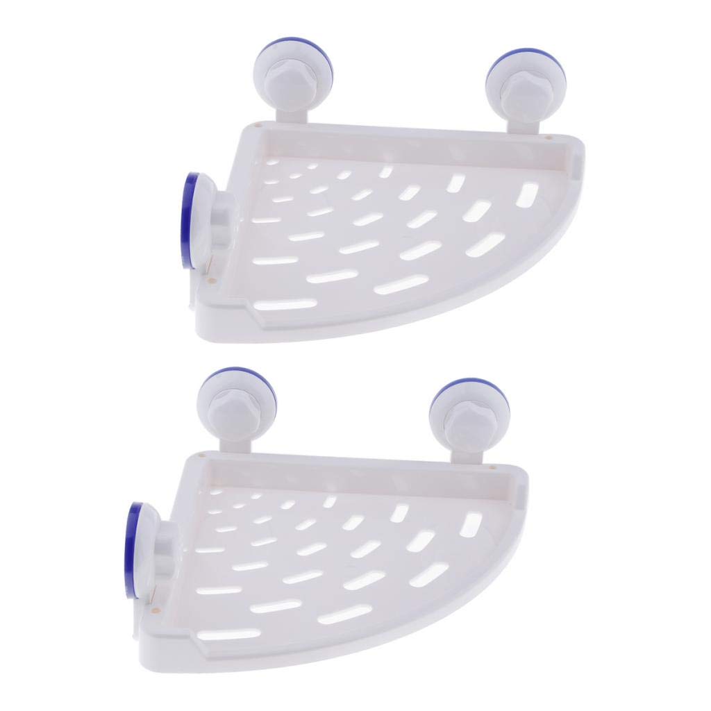 1 2 Tier Bath Rack Corner Shower Caddy Bathroom Organizer 2 Tier Triangular 3