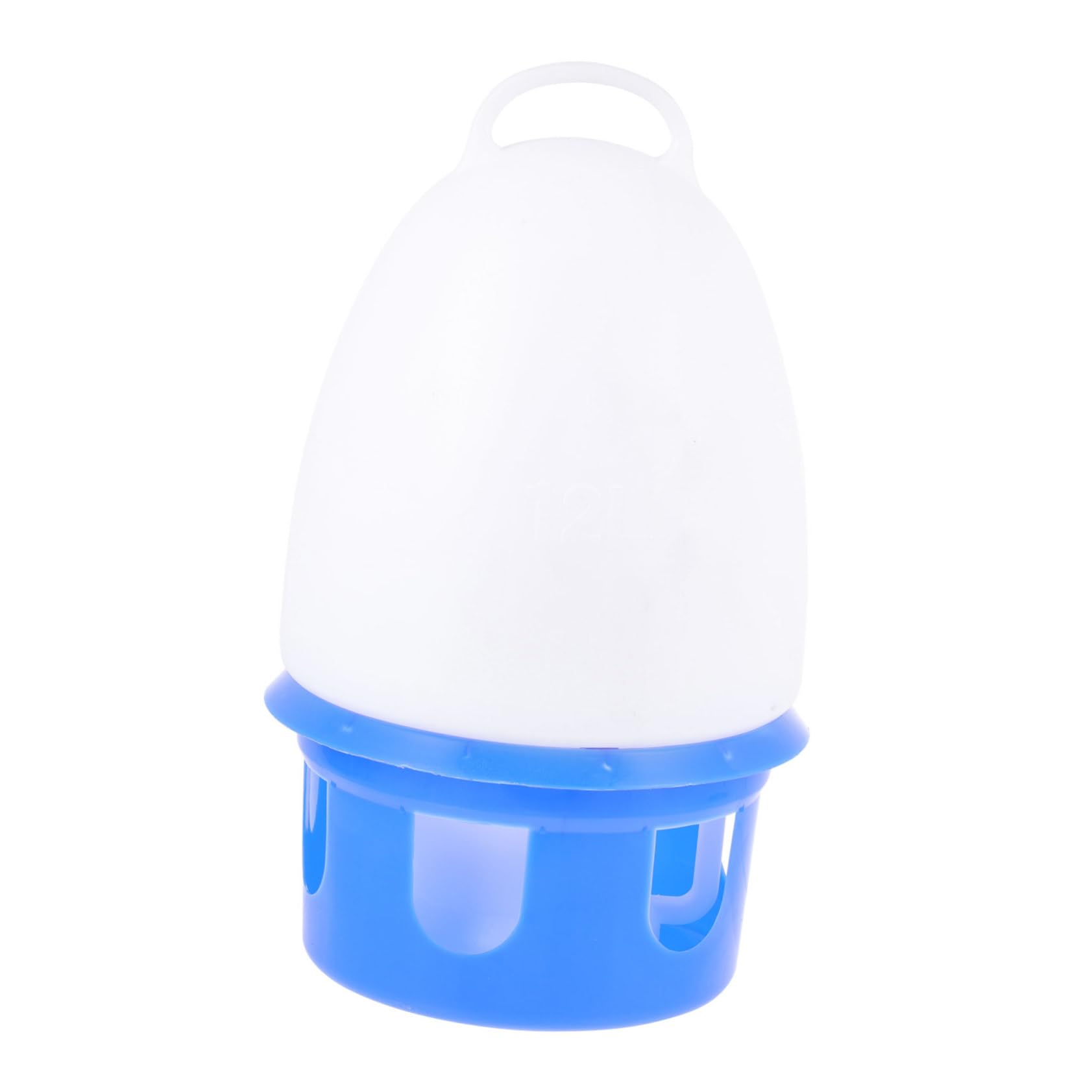 Abreuvoir pour Pigeons à Eau avec Échelle, 1 Pièce en PVC Bleu