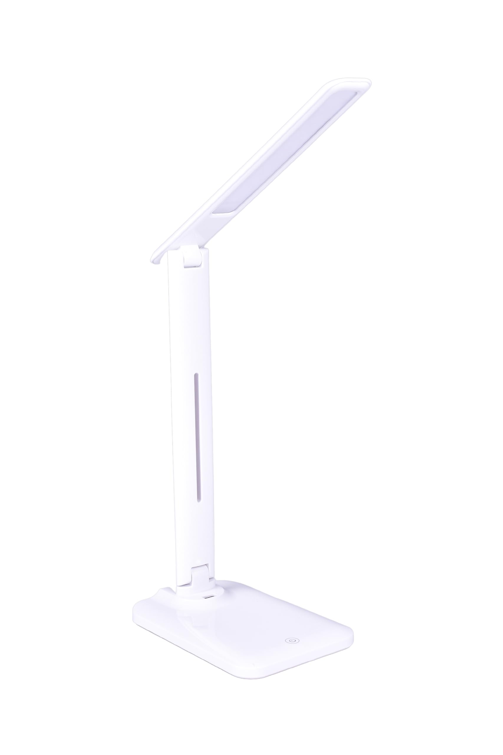 Tekled White Tekled® Foldable 3 Lighting Colors Brightness Desk Lamp With Usb Phone Charging Feature | Dimmable Decorative Led With Touch Control |1500 Mah, Usb Rechargeable | For Studying Room, Reading, Working