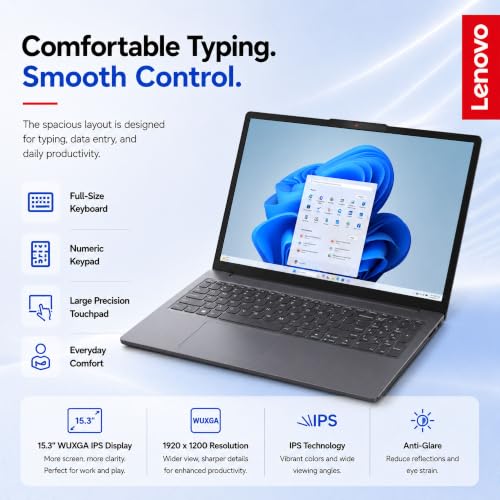 Image of Lenovo IdeaPad Slim 3 15.3 inch Laptop, i7-13620H 40GB DDR5 2TB SSD, Win 11