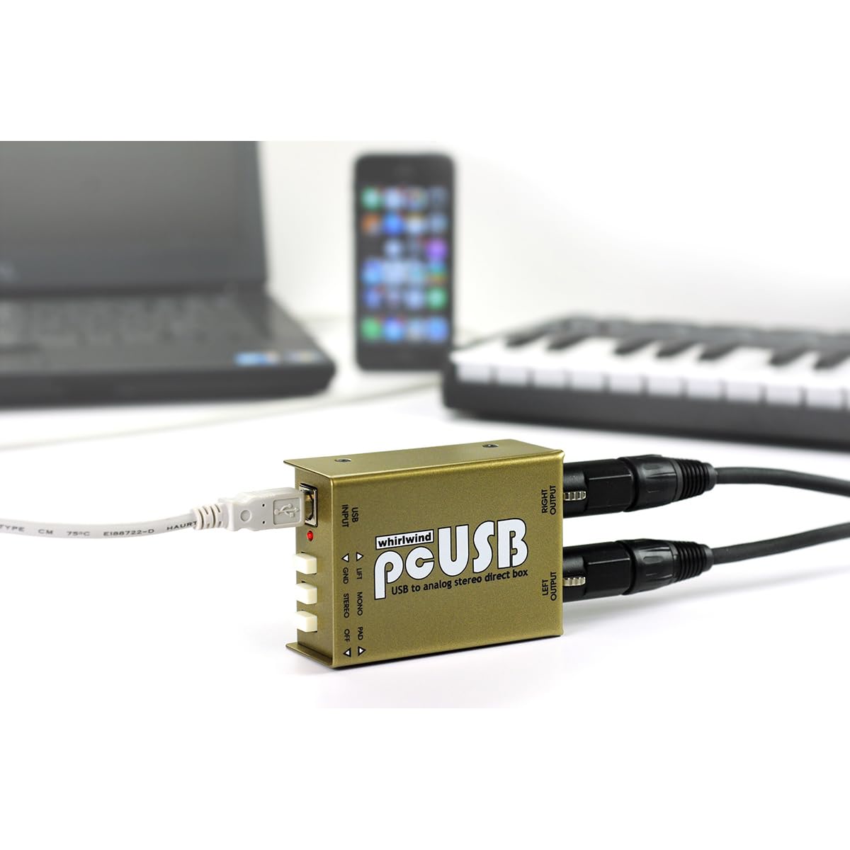 whirlwind PCUSB ダイレクトボックス Amazon.com: Whirlwind PcUSB 2-Channel Active USB Pieces Direct Box