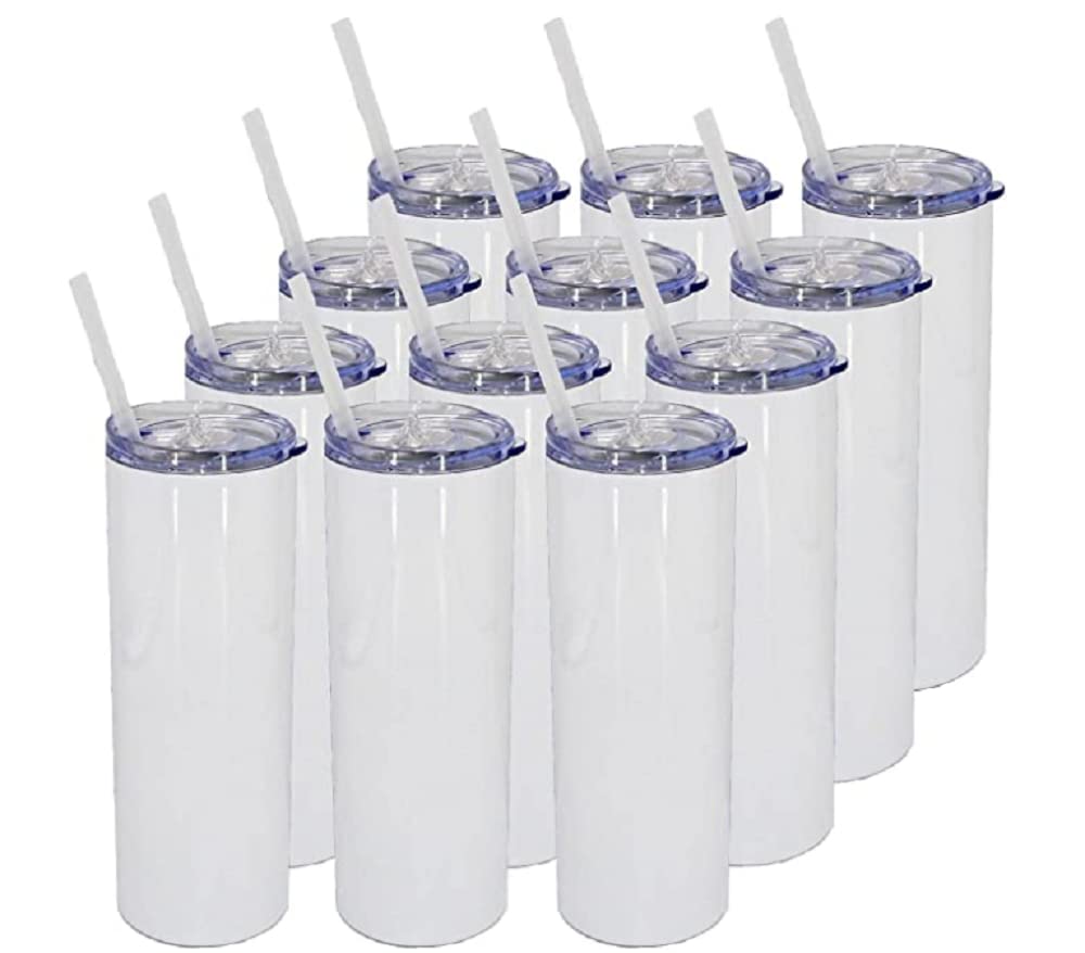 Sublimation Tumblers (24), White for sale Mesa, AZ Nellis Auction