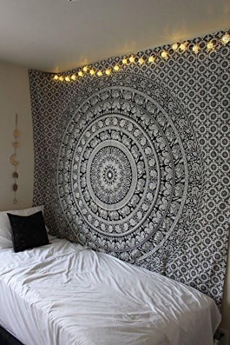 Elephant Mandala Design Wall Tapestry