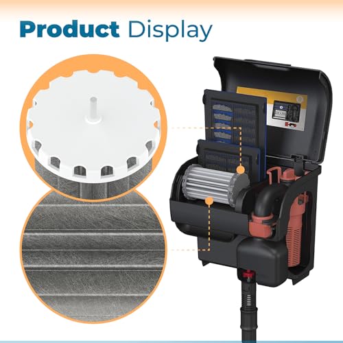 Image of ANTOBLE PRBW150B 150B Bio Wheel Assembly Fish Tank Aquarium Filter Compatible with Marineland Penguin 150 Bio-Wheel Power Filters
