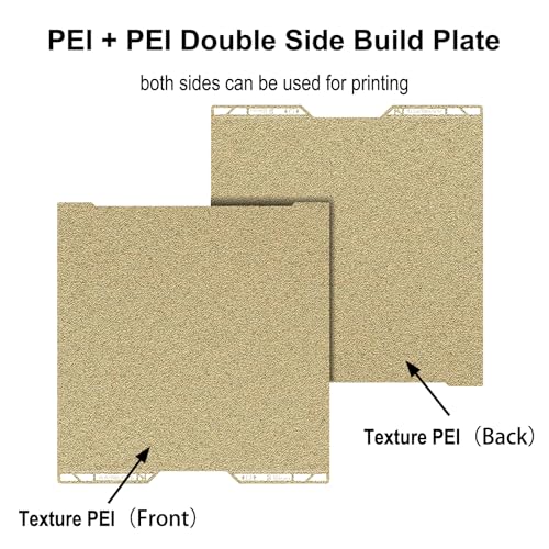 Image of 335x325mm Double Sided Textured PEI Build Plate for Bambu Lab A2L /H2C