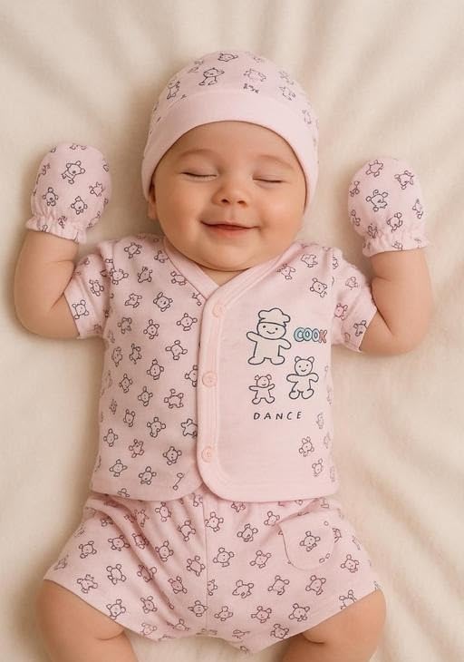 Baby Unisex Printed 5-Piece Clothing Set| Comfortable, Breathable, Lightweight, Skin Friendly|SL_347-image-38