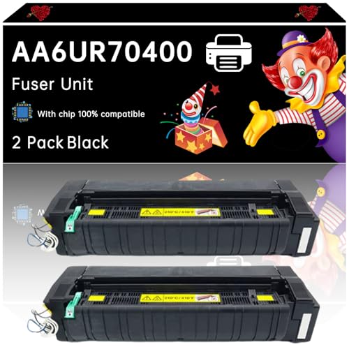Tonzxce AA6UR70400 (110V) Fuser Unit Compatible with Konica Minolta bizhub 308e 368e 458e Printers, Enhanced Durability, Ideal for High-Volume Printing (2-Pack Black)