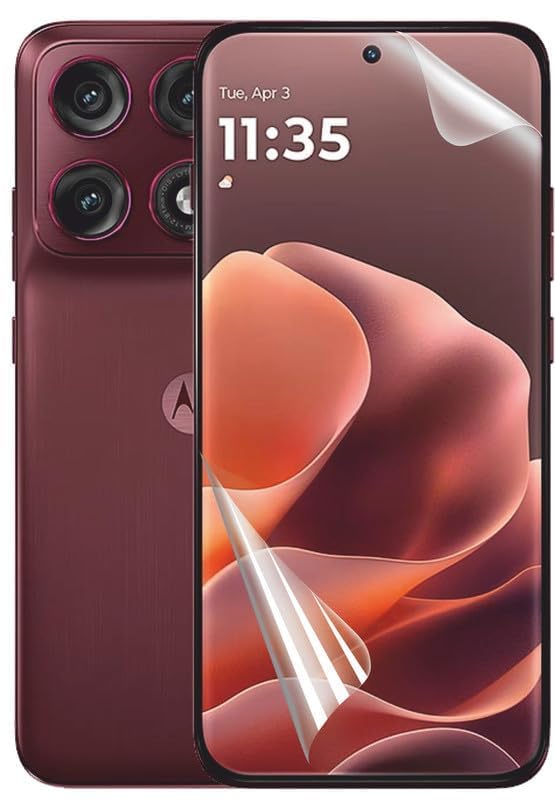 Image of BLACKSHEEP Matte Screen Protector for Motorola Edge 70 Pro Plus 5G (Pack of 1) Membrane Case Friendly Full Edge to Edge Screen Coverage & Installation Kit