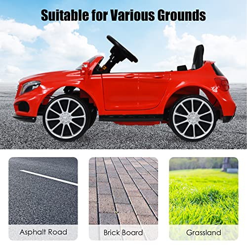 Olakids TQ10055 Kids Ride On Car With Remote Control, 12V Licensed Mercedes Benz Gla45 Electric Vehicle For Toddlers, Battery Powered Toy With Music, Usb, Mp3, 2 Speeds, Wheels Suspension thumb #8
